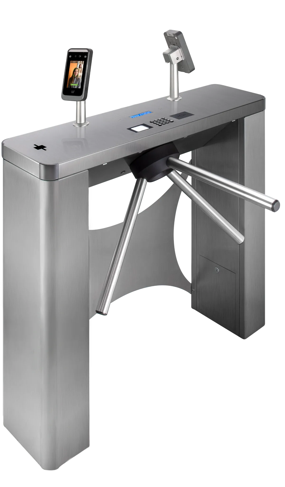 Catraca inox com leitor facial